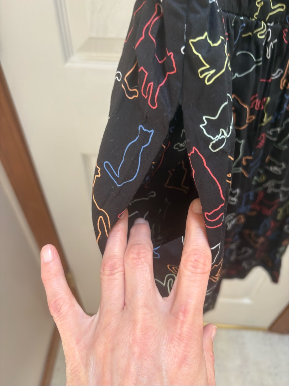 ModCloth Black Cat & Retrolicious Cat Pumpkin Print A-Line Dresses - Picture 4 of 11